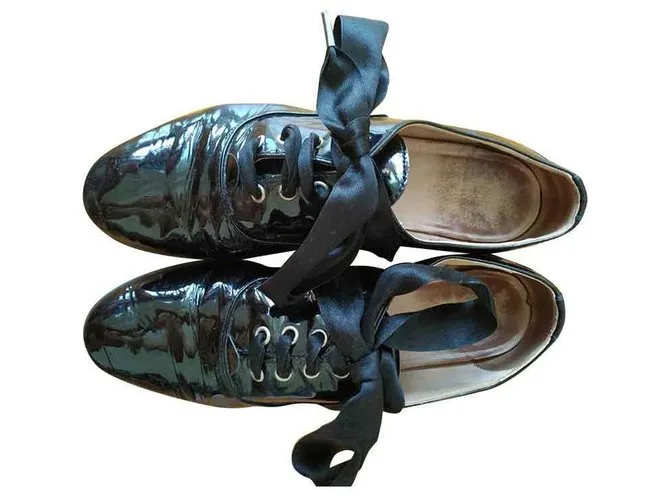 Autre Marque Dulce bailarina 1233 vernice nero Negro 