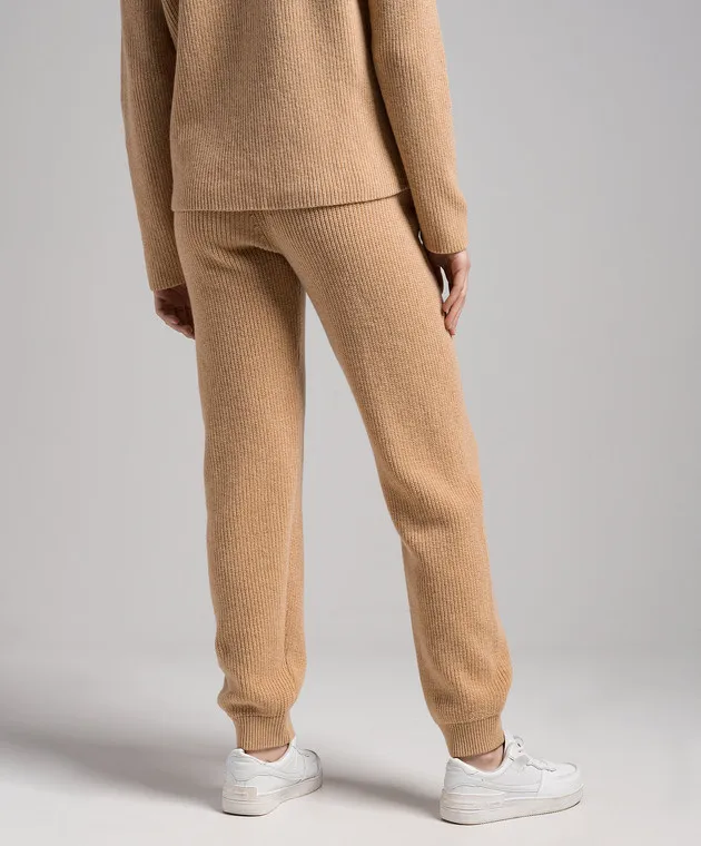 Ballantyne Beige wool joggers