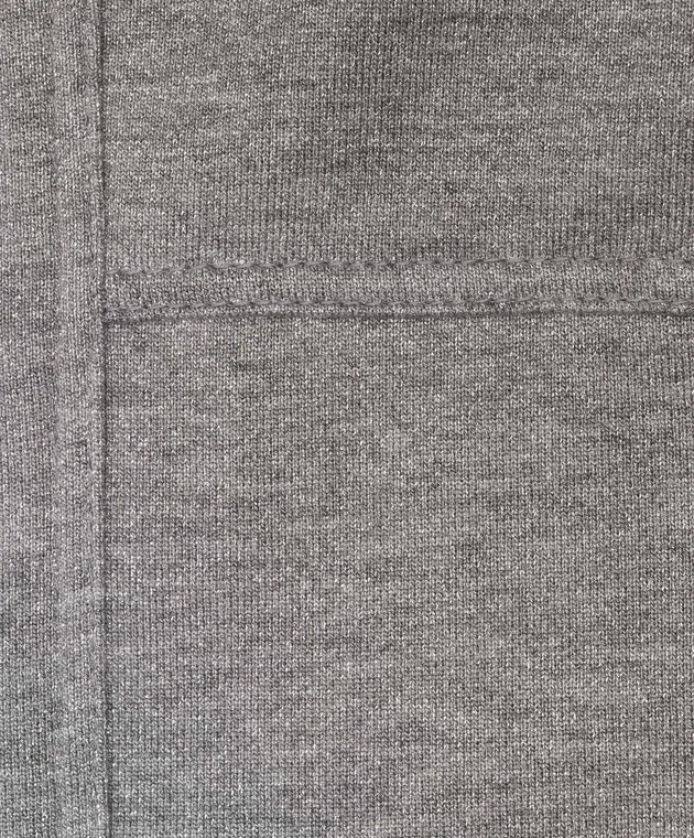 Brunello Cucinelli Children's gray joggers with lurex