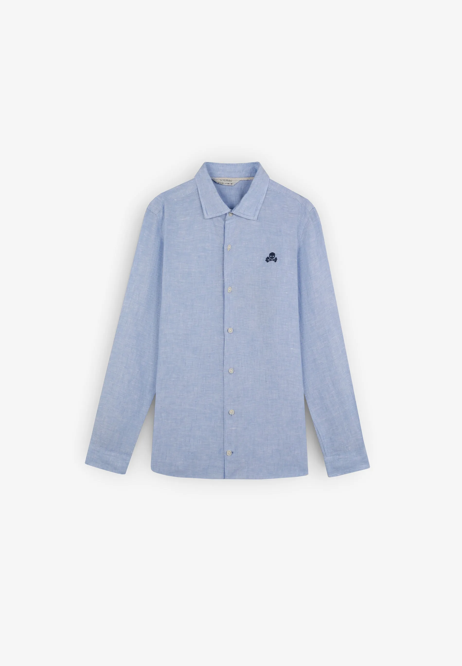 CAMISA LINO CUELLO CUTAWAY
