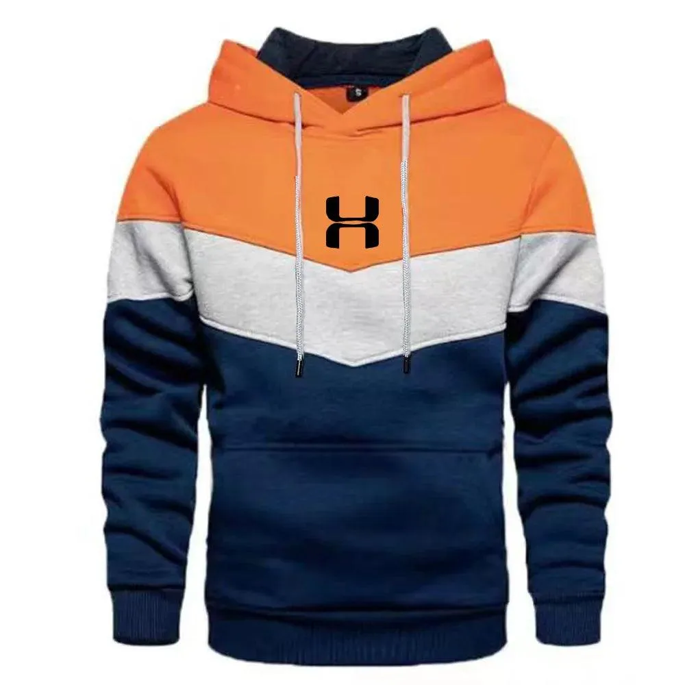 Chándal estampado para hombre, sudaderas con capucha de invierno