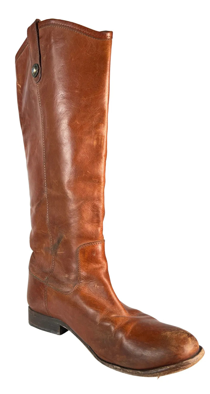 FRYE Botas Café Cuero