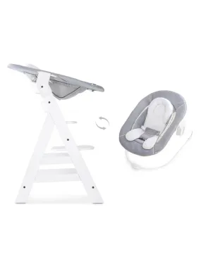 Hamaca bebé Hauck alpha bouncer 2 en 1 stretch grey