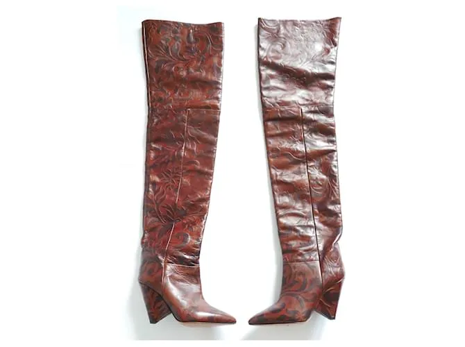 Isabel Marant botas Castaño 