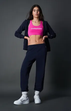 Joggers con logotipo de texto en la pernera