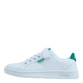 Kappa Jr. Sneakers, Zoomy White/Green