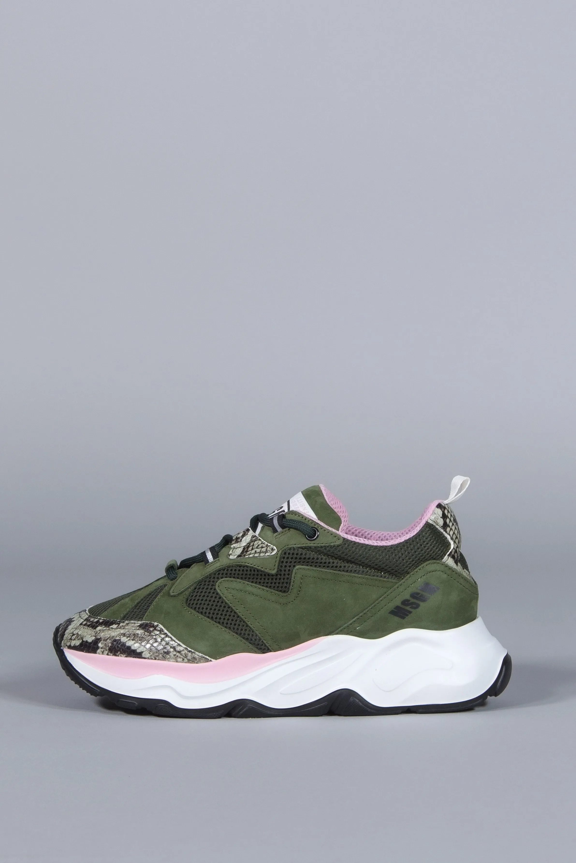Msgm Attack Sneakers Green