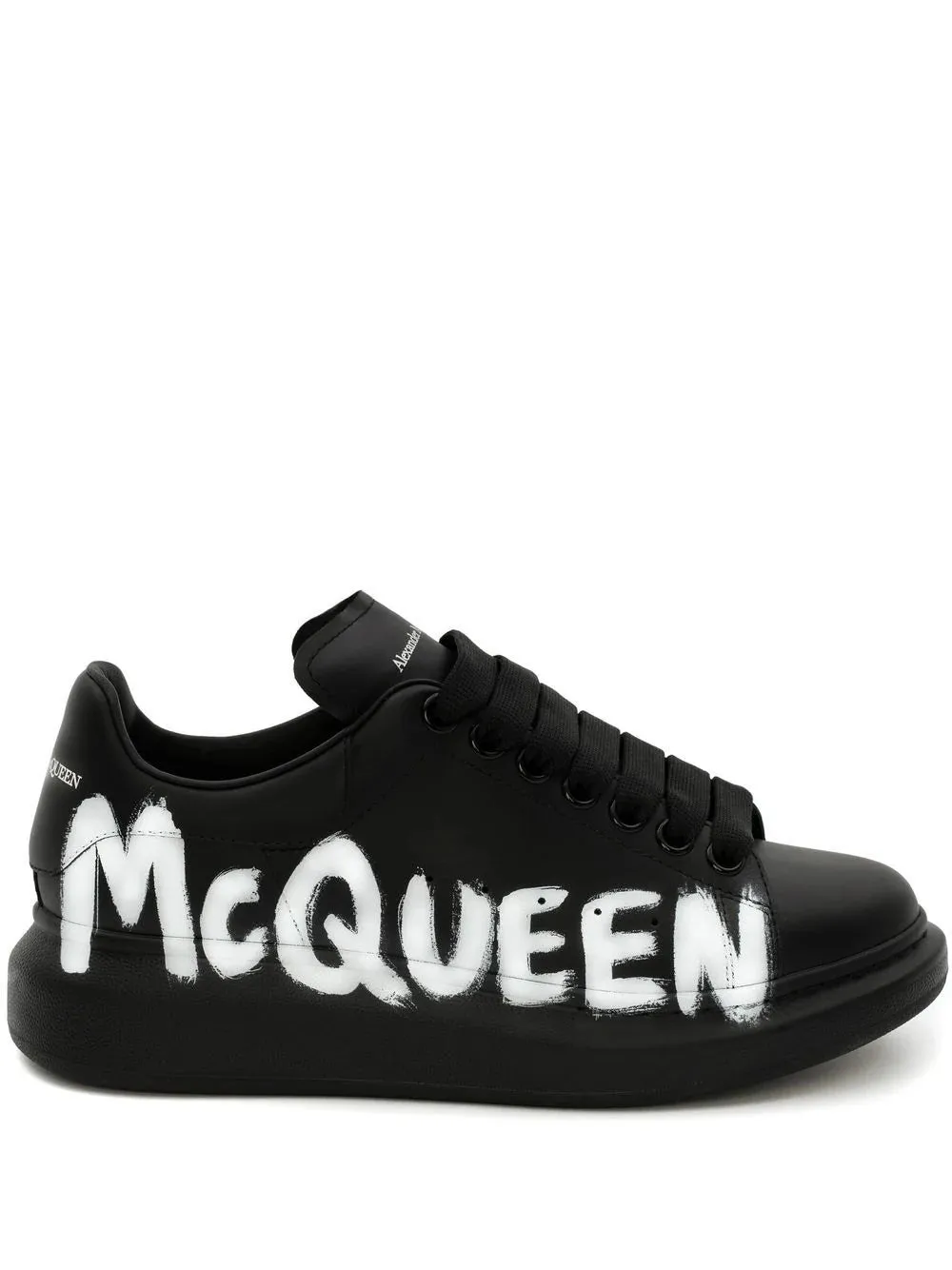 N373O Alexander McQueen Graffiti-print Oversized sneakers