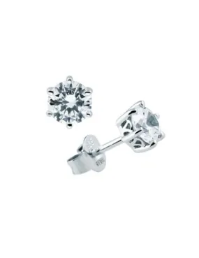 pendientes diamonfire solitarios 5 engaste garra