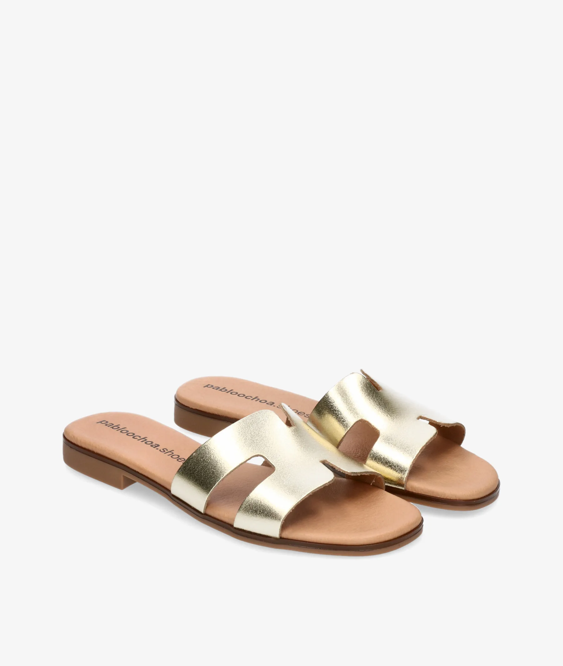 Sandalias pabloochoa.shoes 1842 en oro