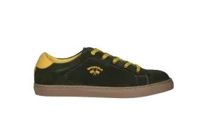 Sneaker Nobuck Verde Talon Piel Amarillo