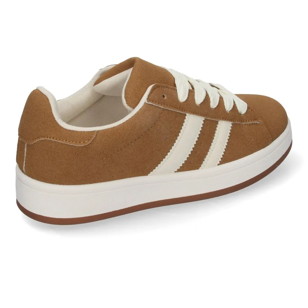 Sneakers Marrón Caramelo Casuales: Perfectas para el Día a Día