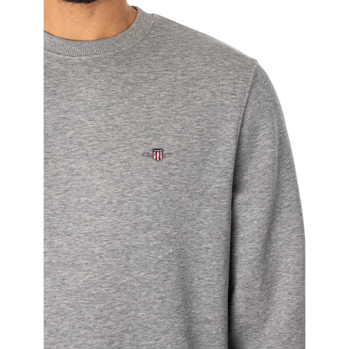 Sudadera Con Cuello Redondo Y Escudo