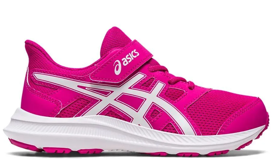 Zapatillas Asics Jolt 4 PS Velcro Niñas Rosa